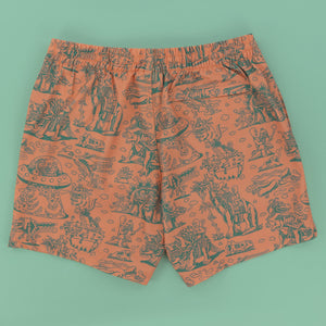 Cretaceous Cosmonauts Swim Trunks