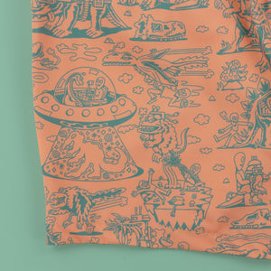 Cretaceous Cosmonauts Swim Trunks