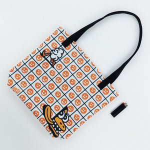 Orange Tabs Larget Tote Bag - Bags