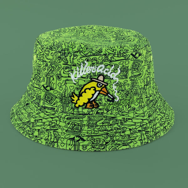 Party Animals Reversible Bucket Hat - Hats - killeracid.com
