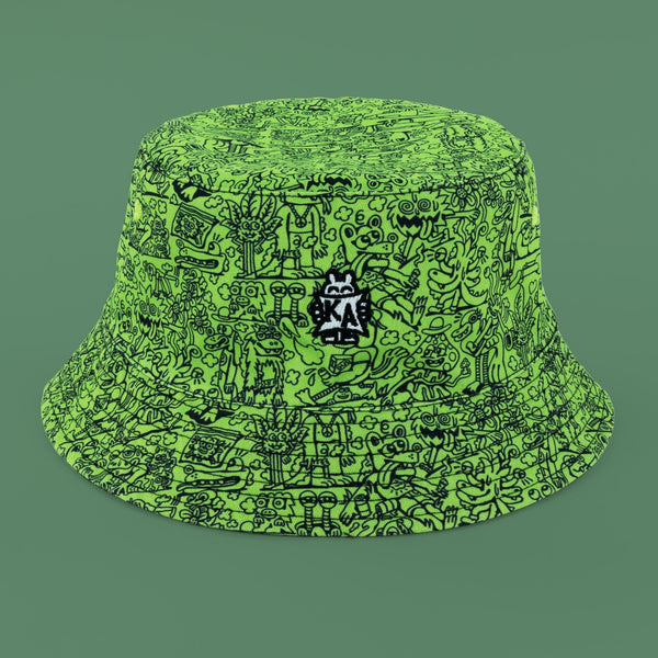 Party Animals Reversible Bucket Hat - Hats - killeracid.com