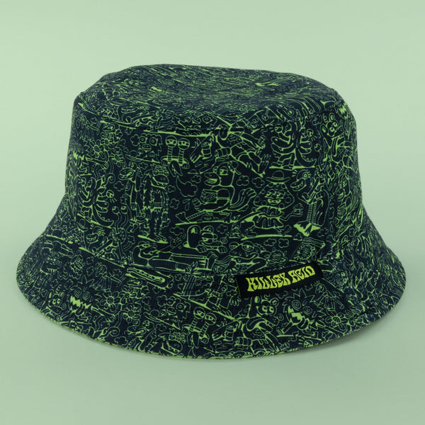 Party Animals Reversible Bucket Hat - Hats - killeracid.com