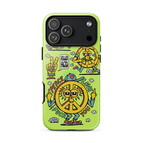 Peace Love & Fuck You iPhone Case - killeracid.com