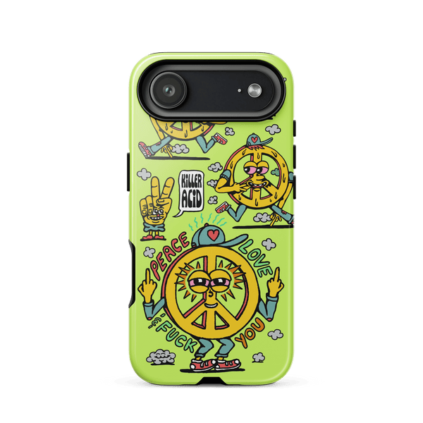 Peace Love & Fuck You iPhone Case - killeracid.com