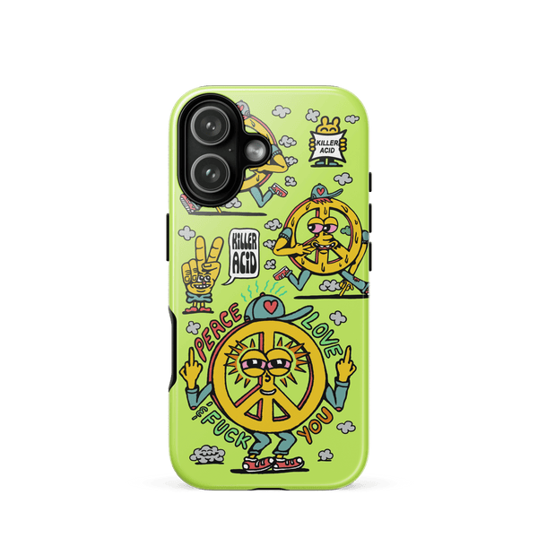 Peace Love & Fuck You iPhone Case - killeracid.com