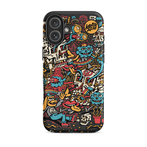 Peace Skulls iPhone Case - Accessories
