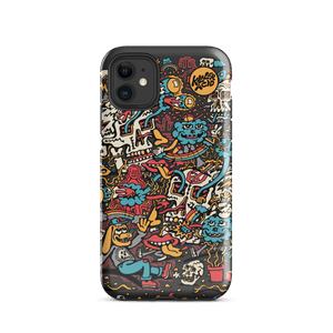 Peace Skulls iPhone Case - Accessories