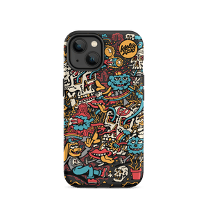 Peace Skulls iPhone Case - Accessories