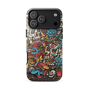 Peace Skulls iPhone Case - Accessories