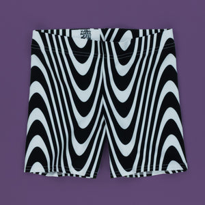 Wavy Vision Yoga Shorts