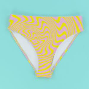 Acid Test Recycled High-Waisted Bikini Set