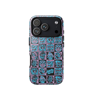 Purple Heads iPhone Case - Accessories