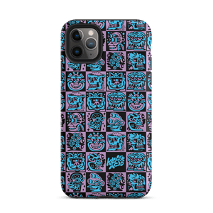 Purple Heads iPhone Case - Accessories
