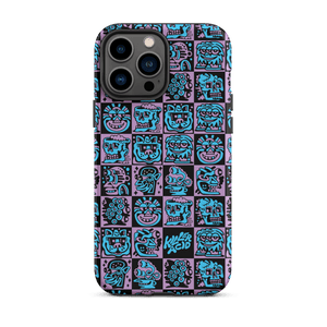Purple Heads iPhone Case - Accessories