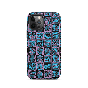 Purple Heads iPhone Case - Accessories