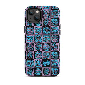 Purple Heads iPhone Case - Accessories