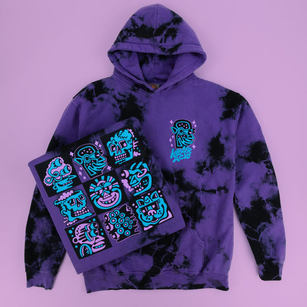 Purple Heads Pullover Hoodie - Hoodies - killeracid.com