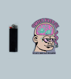 Quiet Please Sticker - Stickers - killeracid.com