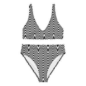 Recycled high-waisted bikini