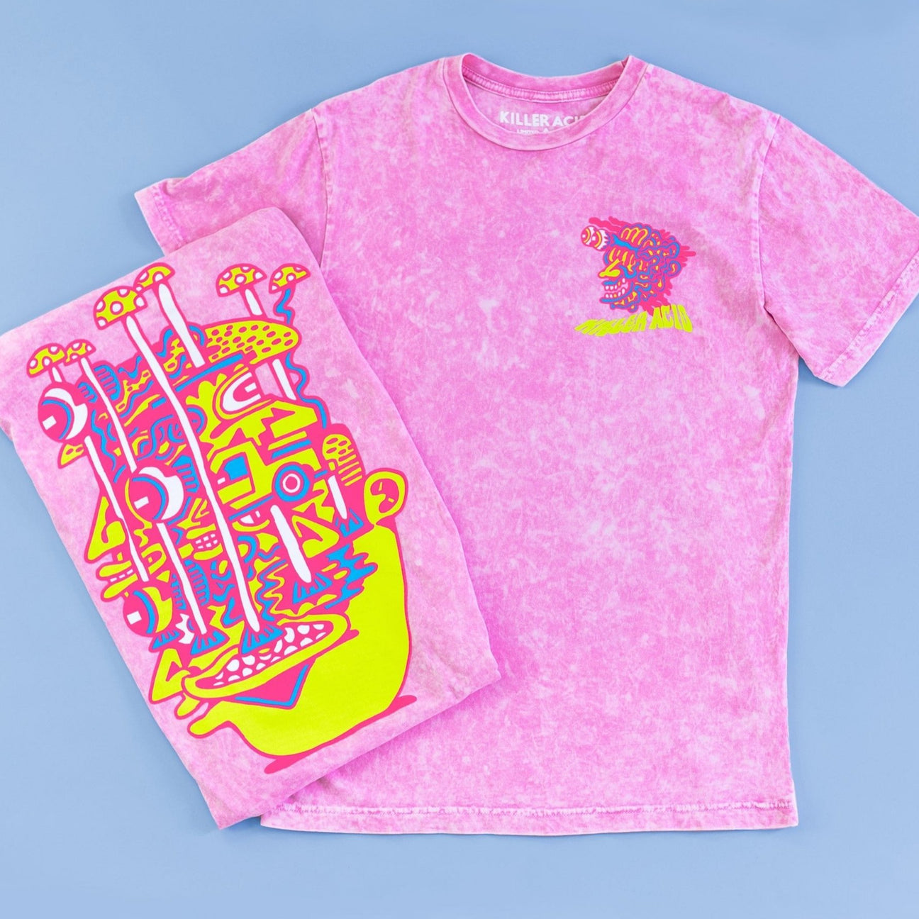 Killer Acid Mushroom Yellow T-Shirt