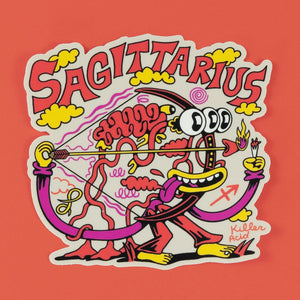 Astrology Freaks Sagittarius Sticker - Stickers