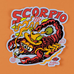 Astrology Freaks Scorpio Sticker - Stickers