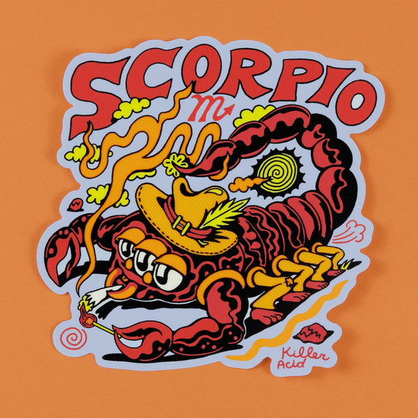 Astrology Freaks Scorpio Sticker - Stickers - killeracid.com