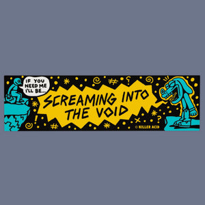 Screaming Void Bumper Sticker - Stickers