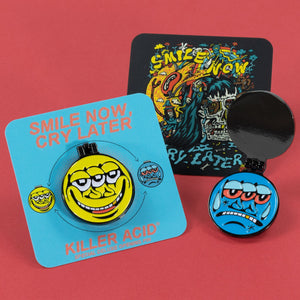 Smile Now Cry Later Enamel Pin - Pins