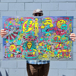 Spaced Out Screen Print - Posters & Prints