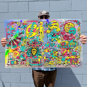 Spaced Out Screen Print - Posters & Prints