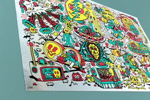 Spaced Out Screen Print - Posters & Prints