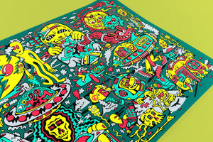 Spaced Out Screen Print - Posters & Prints