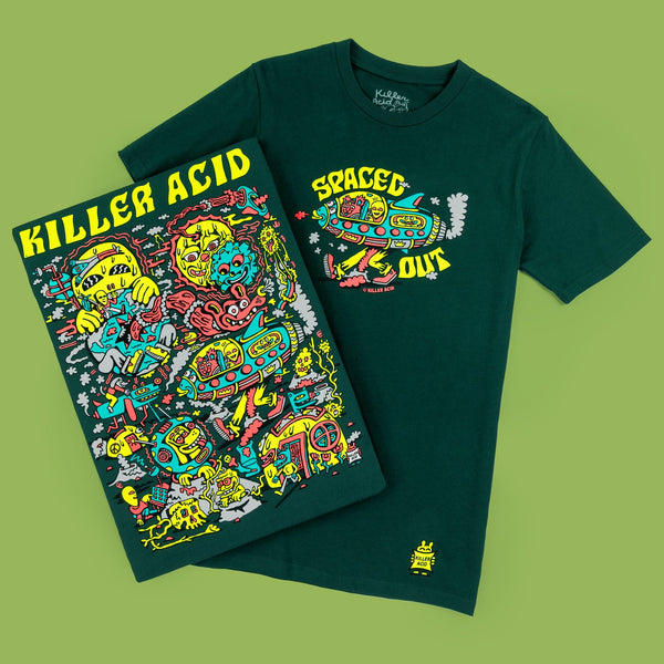 Spaced Out T-Shirt - T-Shirts - killeracid.com