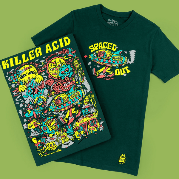 Spaced Out T-Shirt - T-Shirts - killeracid.com