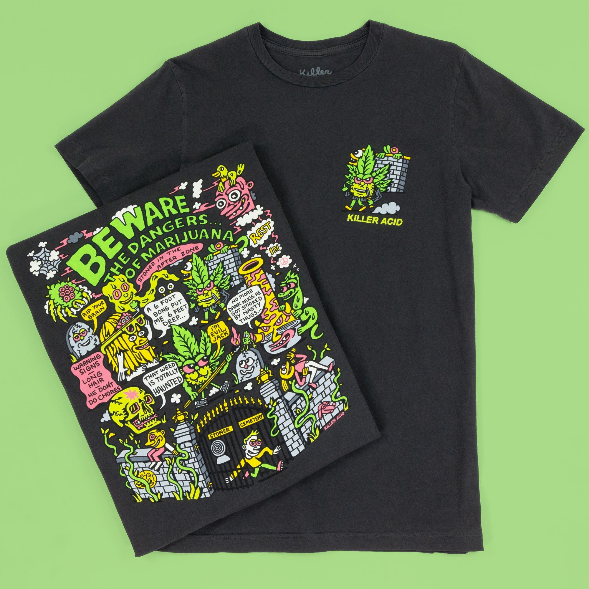 Stoner Graveyard Vintage Wash T-Shirt