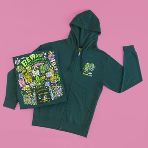 Stoner Graveyard Zip Up Hoodie - Hoodies - killeracid.com