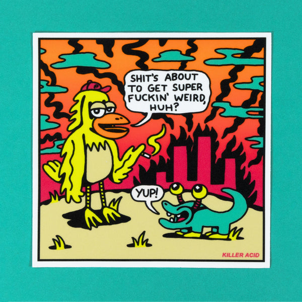 Super Weird Sticker - Stickers - killeracid.com