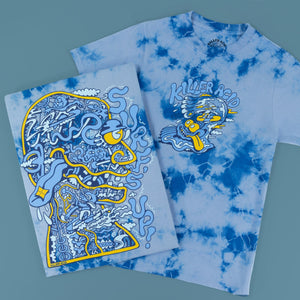 Surf's Up Deluxe Crystal Wash T-Shirt - T-Shirts - killeracid.com