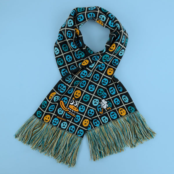 Tabs Black Scarf - Scarves - killeracid.com