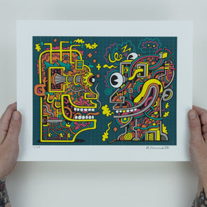 The Conversation Blotter Print - Posters & Prints