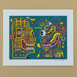 The Conversation Blotter Print - Posters & Prints