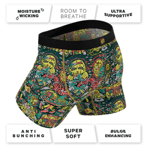 The Spaced Out | Shinesty X Killer Acid Ball Hammock® Pouch Underwear - Boxers