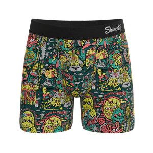 The Spaced Out | Shinesty X Killer Acid Ball Hammock® Pouch Underwear With Fly - Boxers - Fly