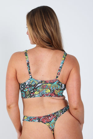 The Spaced Out | Shinesty X Killer Acid Boob Hammock™ Scoop Bralette - Bralettes