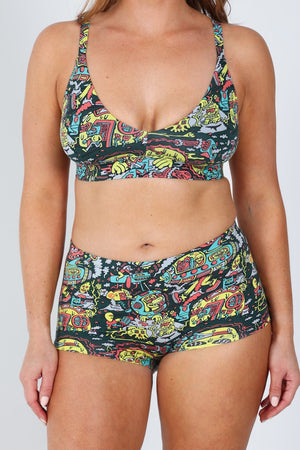 The Spaced Out | Shinesty X Killer Acid Modal Boyshort Underwear - Boyshort