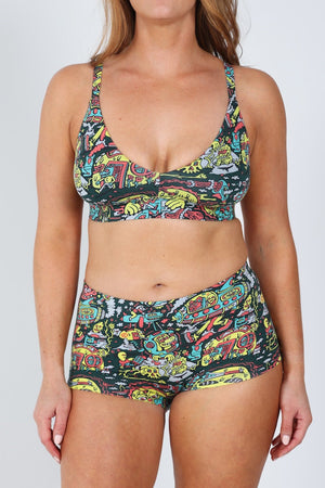 The Spaced Out | Shinesty X Killer Acid Modal Boyshort Underwear - Boyshort