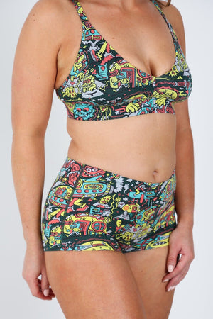 The Spaced Out | Shinesty X Killer Acid Modal Boyshort Underwear - Boyshort