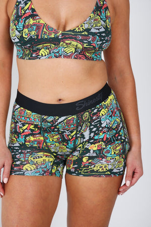 The Spaced Out | Shinesty X Killer Acid Women’s Boxers - Women's Boxer