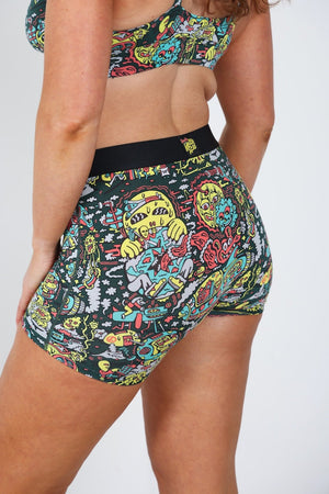 The Spaced Out | Shinesty X Killer Acid Women’s Boxers - Women's Boxer
